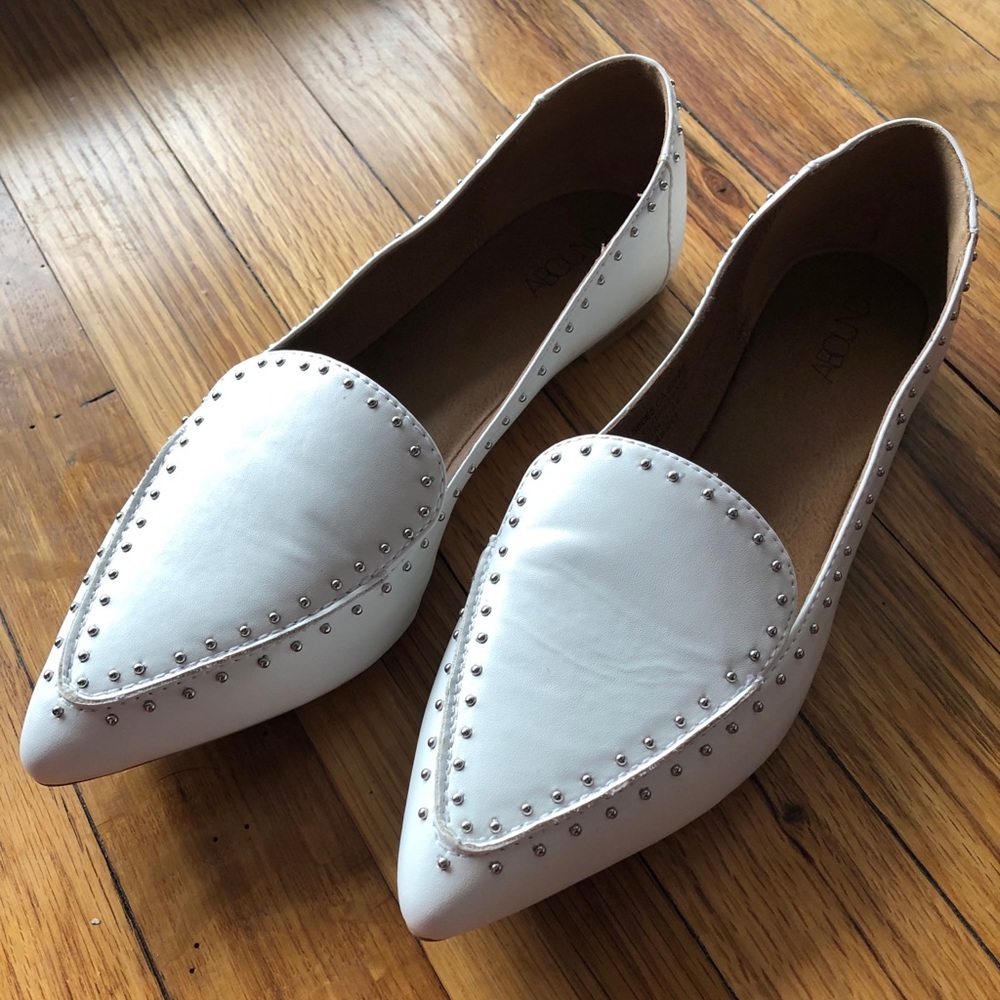 Kali Pointed Toe Studded Flat